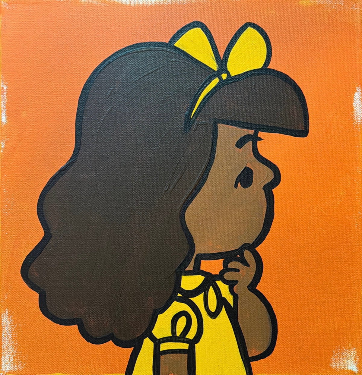 Lil Bow Peep, original acrylic on canvas