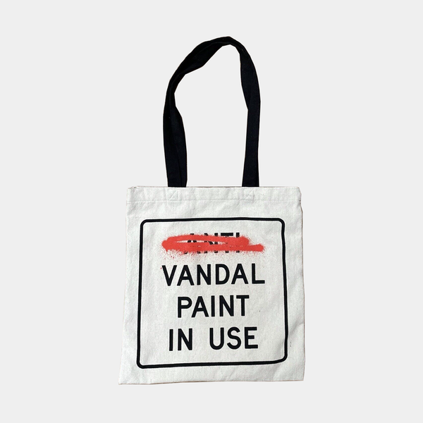 Banksy "Cut and Run" Tote Bag