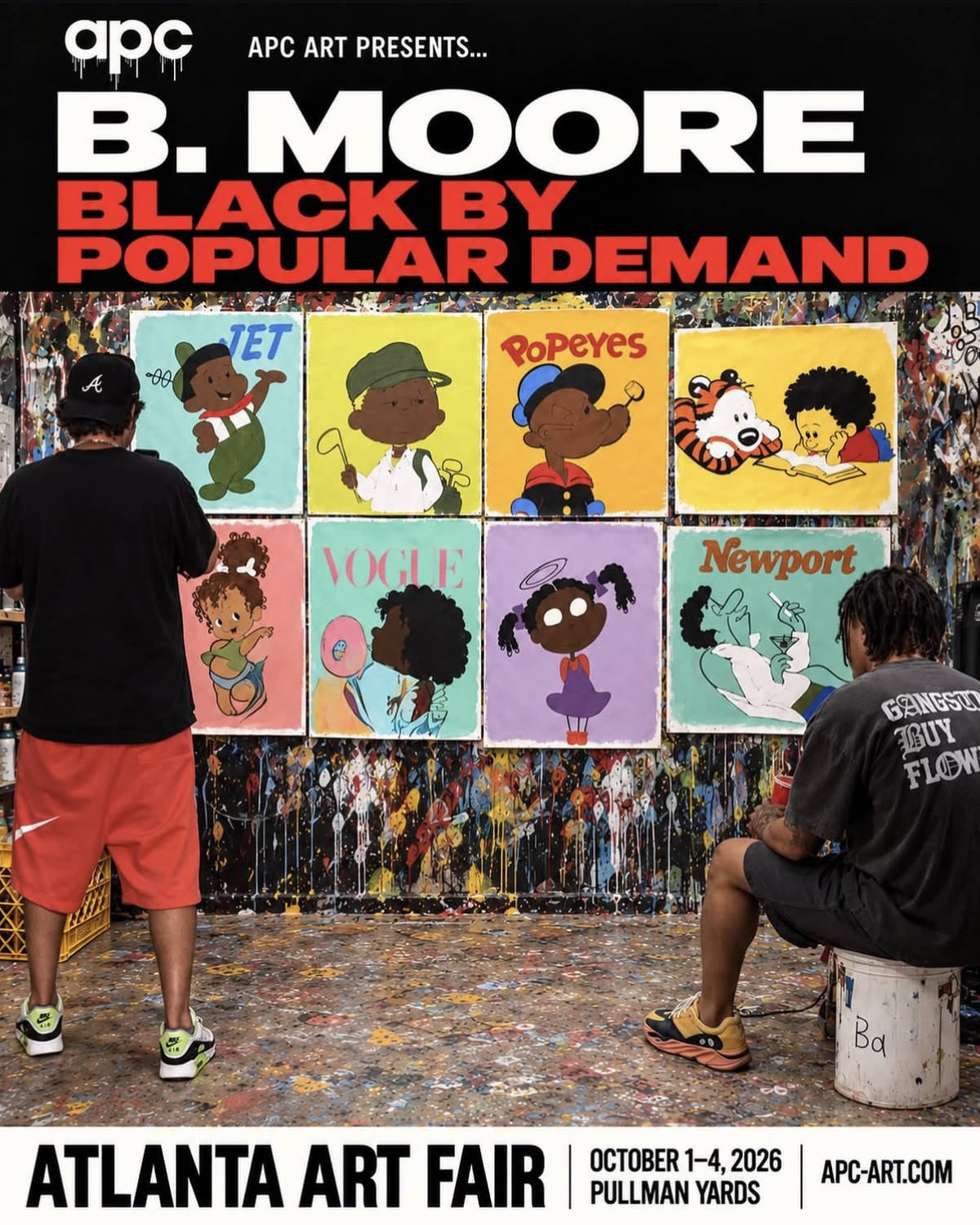 B. Robert Moore exhibition artwork