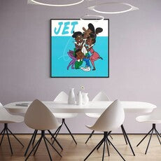 Rich in Family (Jetsons Original Painting)
