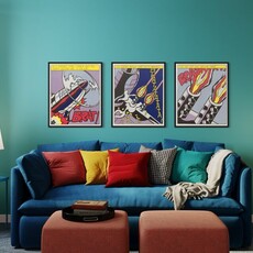 As I opened fire Lithographs (Triptych) (1st edition)