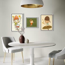 Career Survey Suite (three prints; Marching on a Butterbur Leaf, Real One, Banging on the Drum)