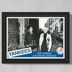 Andy Warhol & Jean-Michel Basuiat SOHO. NYC, 1985 (YANKEES GRAND SLAM VARIANT)