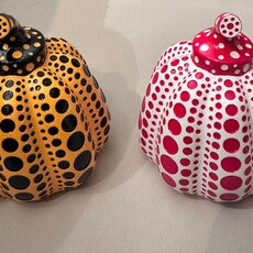 "Pumpkin" (Set of Two; white/red, orange/black)