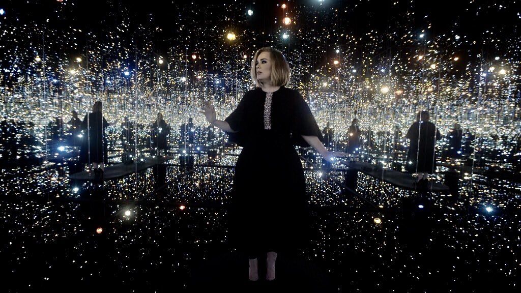 Adele at Infinity Mirror Exhibition