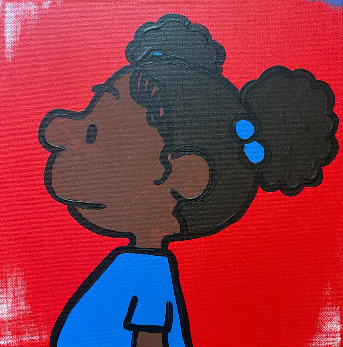 Blue Bonnet, original acrylic on canvas