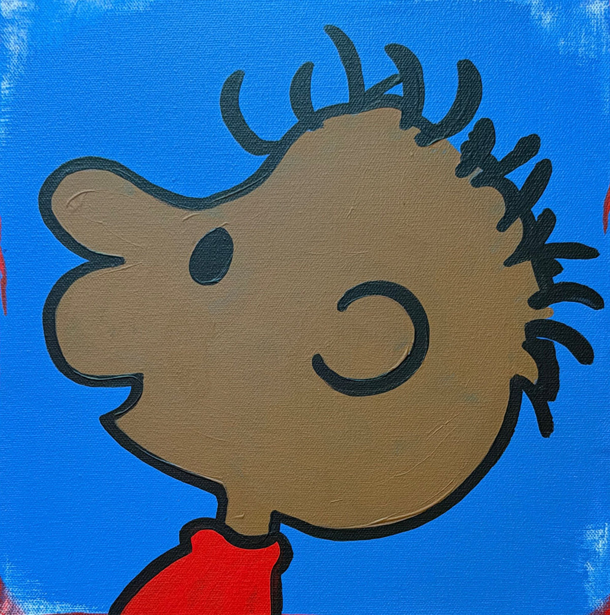 Nose Looks Perfect, original acrylic on canvas