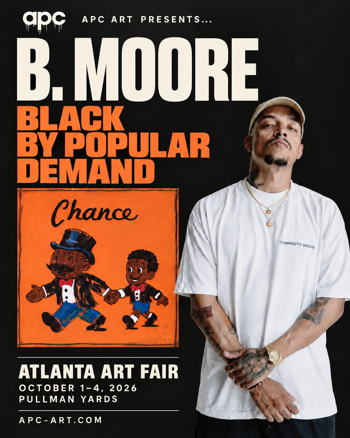 B. Robert Moore artwork for Black by Popular Demand