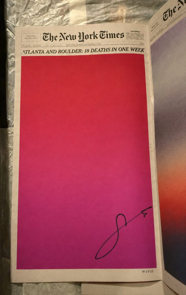 55 Sunrises (Complete set, hand signed by the artist and dated)