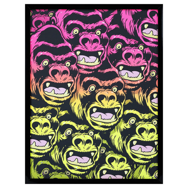 Untitled (Gorilla Heads) Flo Variant