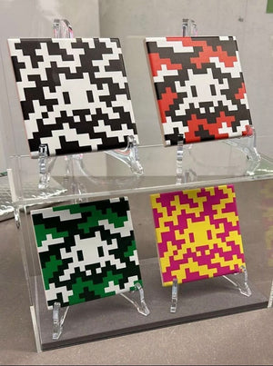 CAMO TILE SET (INVADER SPACE STATION, 4 TILES)