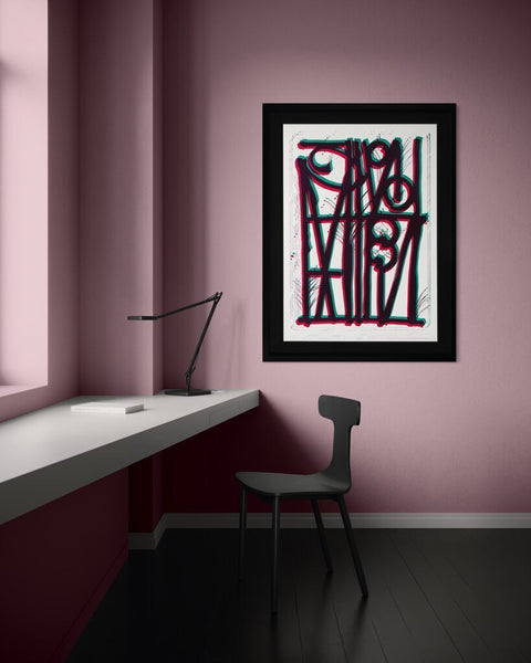 RETNA — Ludavico & Ludovico (Turquoise & Pink)