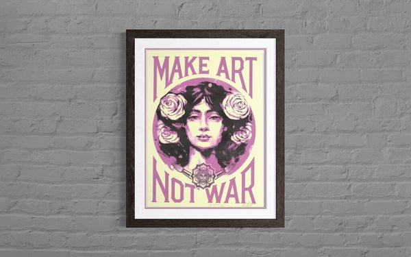 Make Art Not War (Cream Variant)