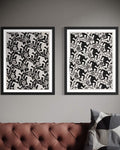 Pattern of Corruption (Diptych, Two Works)