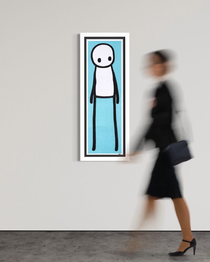 Standing figure (Hand signed, Teal variant)