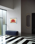 Positive Space / Negative Space (Red/Cream) TT1-1