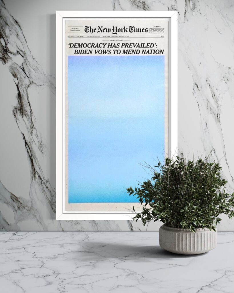 SHO SHIBUYA X SAINT LAURENT ( 55 SUNRISES, “DEMOCRACY HAS PREVAILED”)
