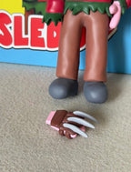 Spooky Slawn Halloween Figure Set (Frank, Sleddy & Ghost) with mini prints.