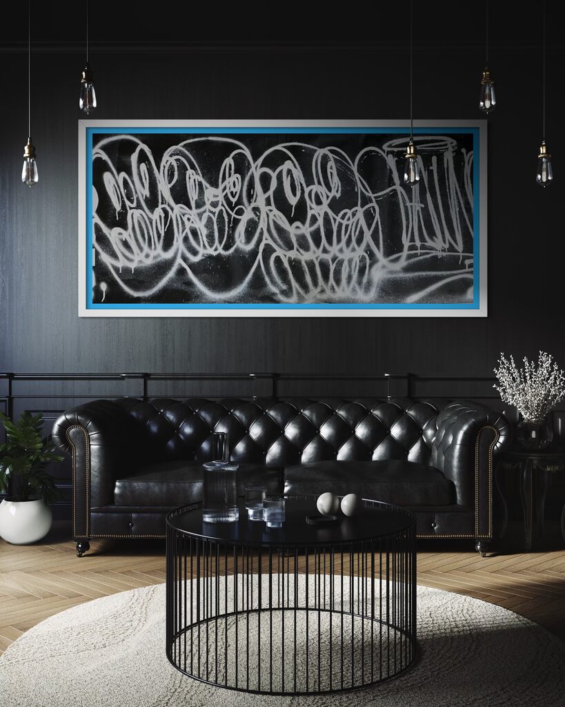 Minutemen (Triple Trouble, Original painting on boxing ring canvas)
