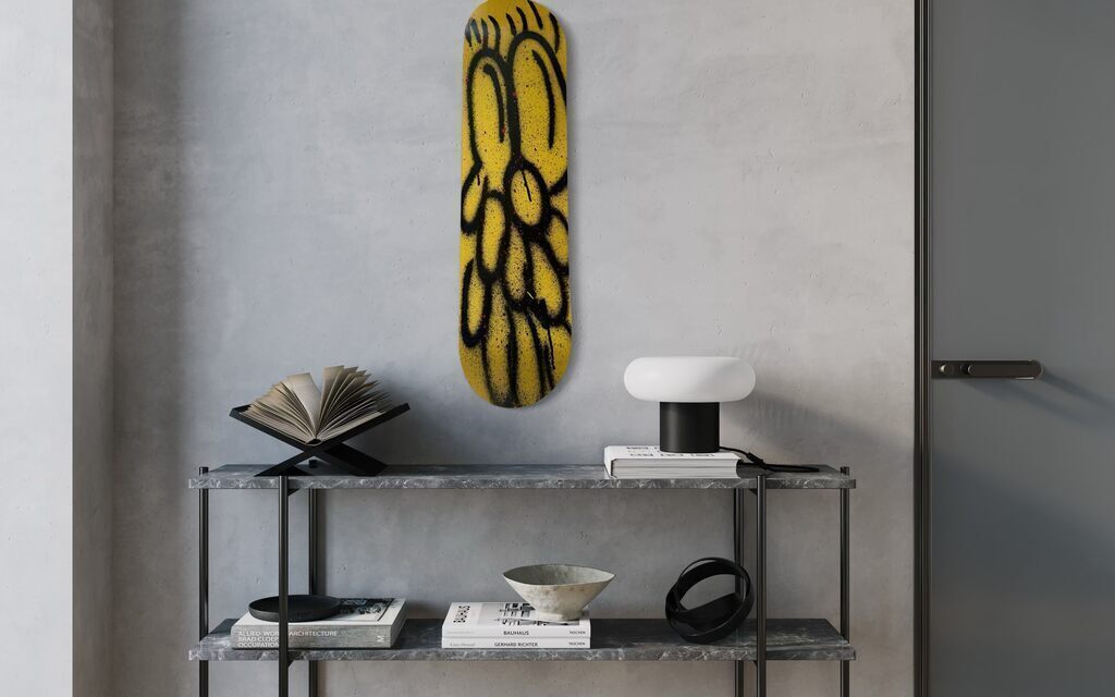 Untitled (Original Painting on Skatedeck)