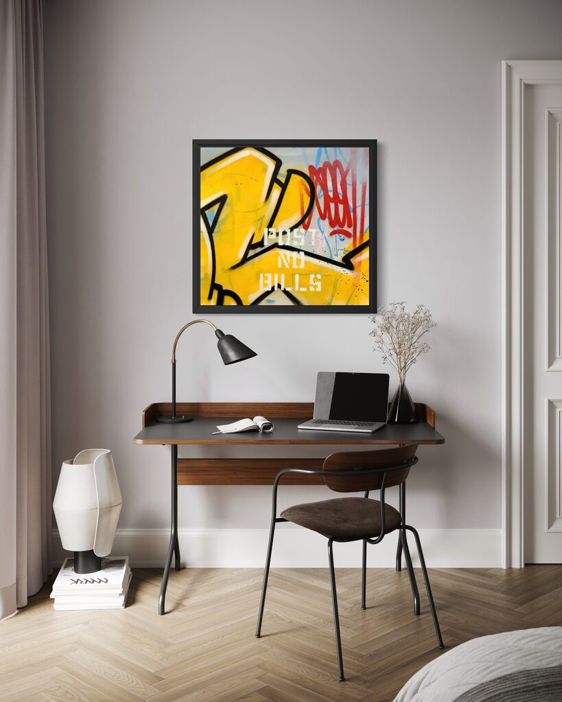 Post No Bills (Wild Style, Red & Yellow Variant)