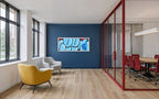 JUMBO BUBBLE TAG (Original Painting, Blue & Red Variant)