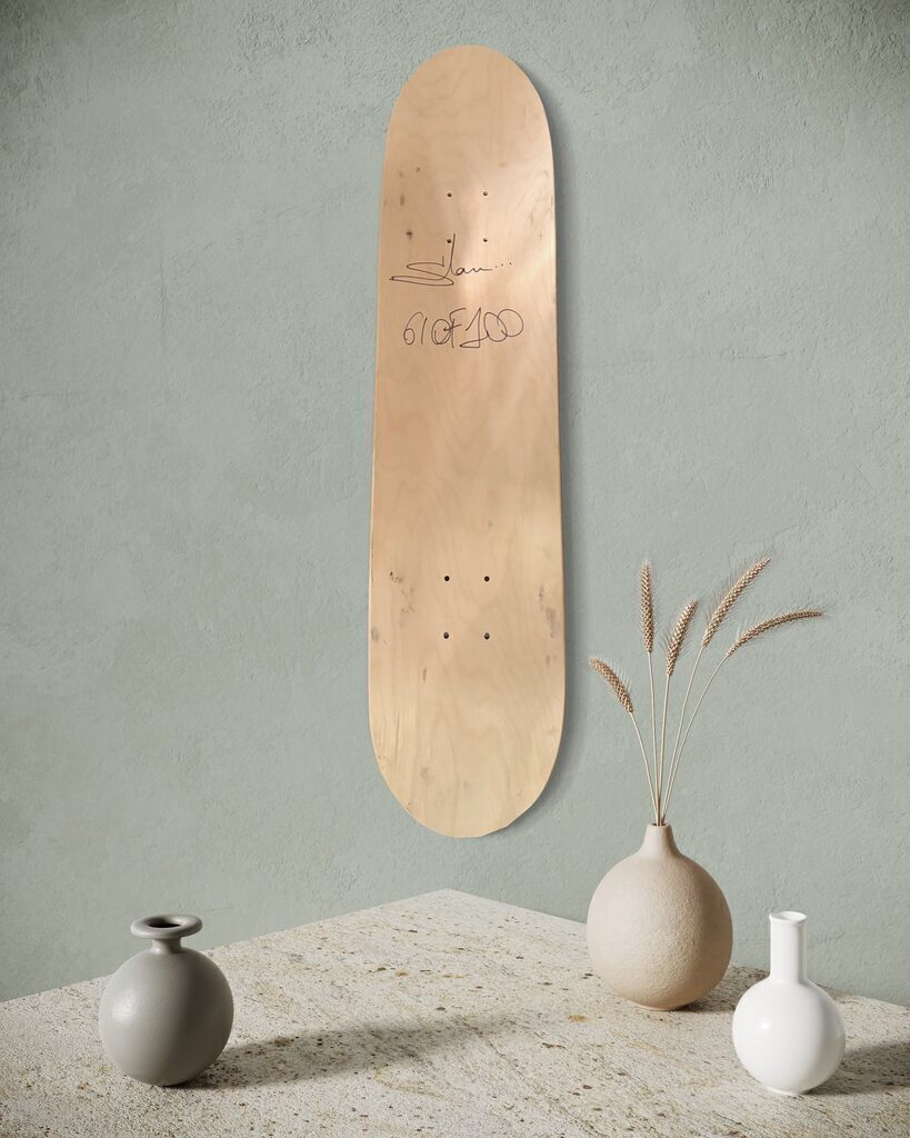 Original Painting on Maple wood Skate Deck