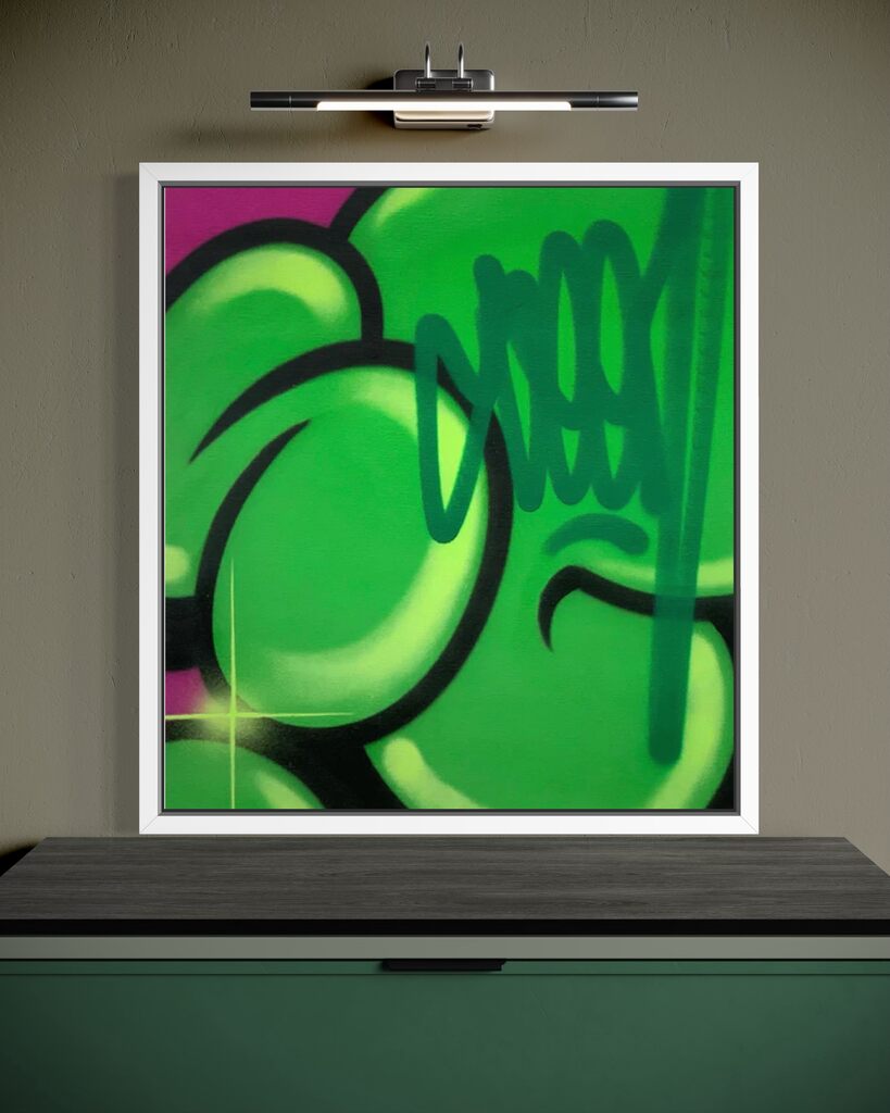 Bubble Tag (Green & Violet variant)