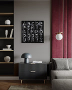 ART DECO WITH BLACK GLITTER