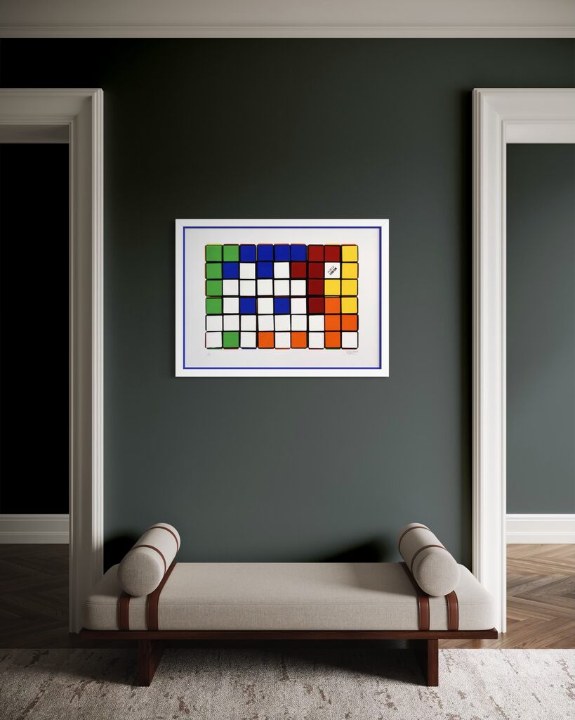 Six Cubes (Blue & Yellow)