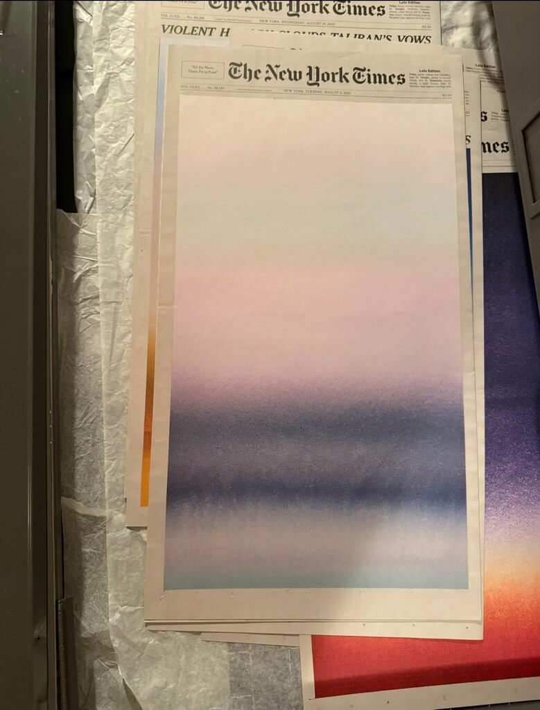 55 Sunrises (Complete set, hand signed by the artist and dated)