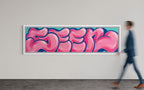 XL Jumbo Bubble Tag (Bubblegum & Blue)