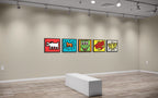 Icons Portfolio (Five Screenprints)