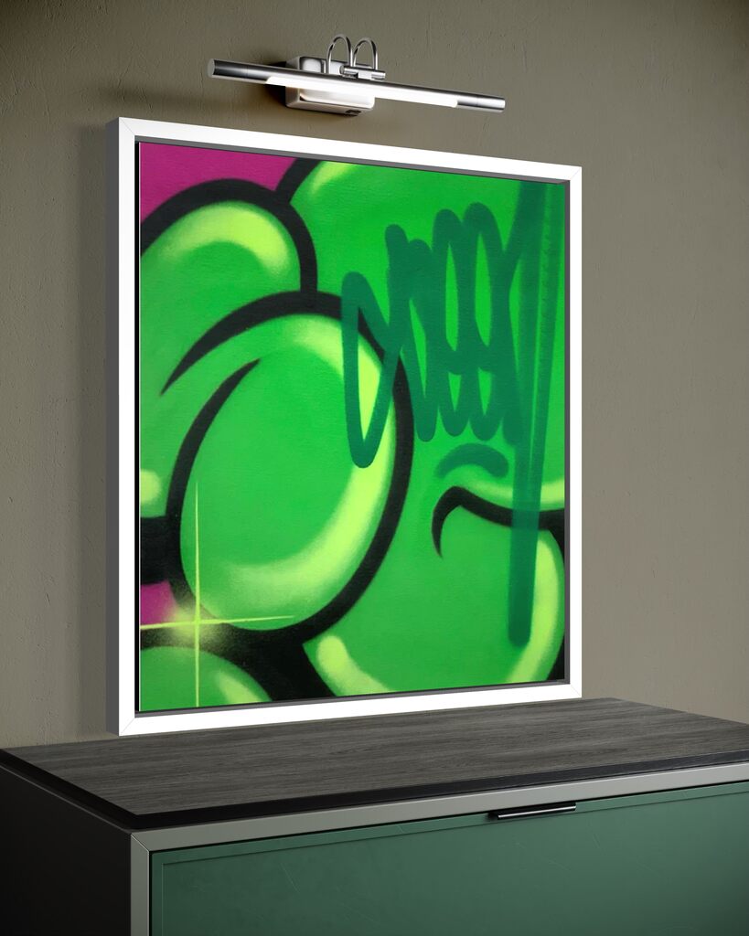 Bubble Tag (Green & Violet variant)