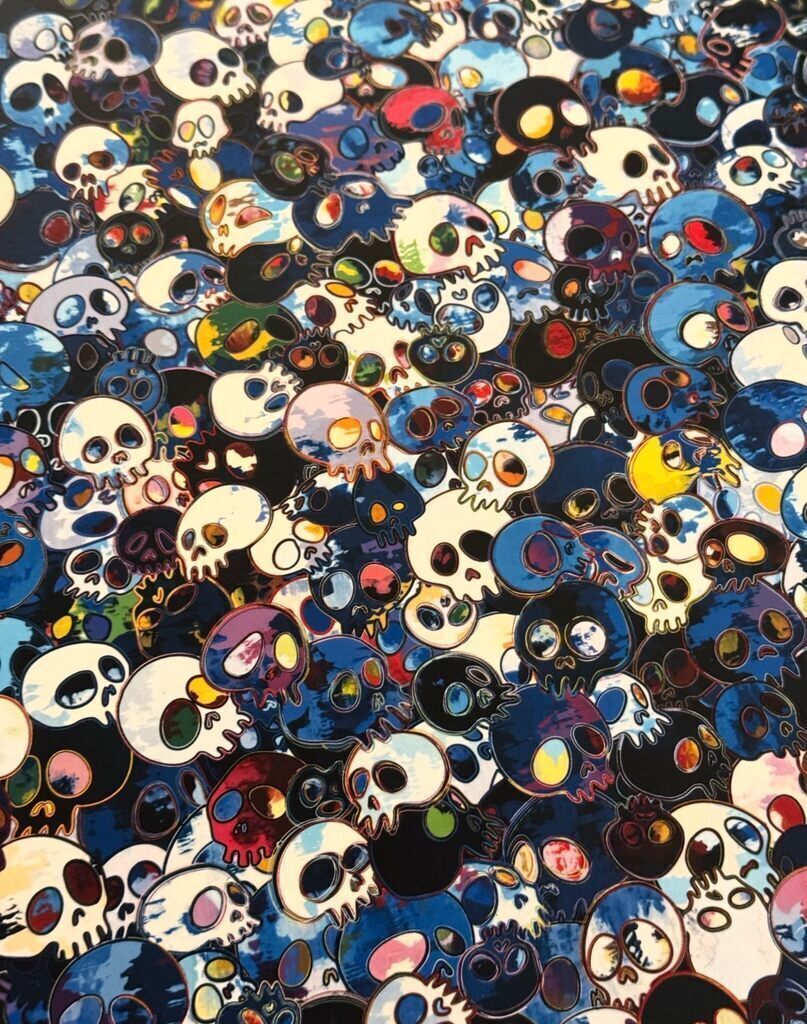 Blue Skulls Silkscreen (The Cleveland Museum Editions)