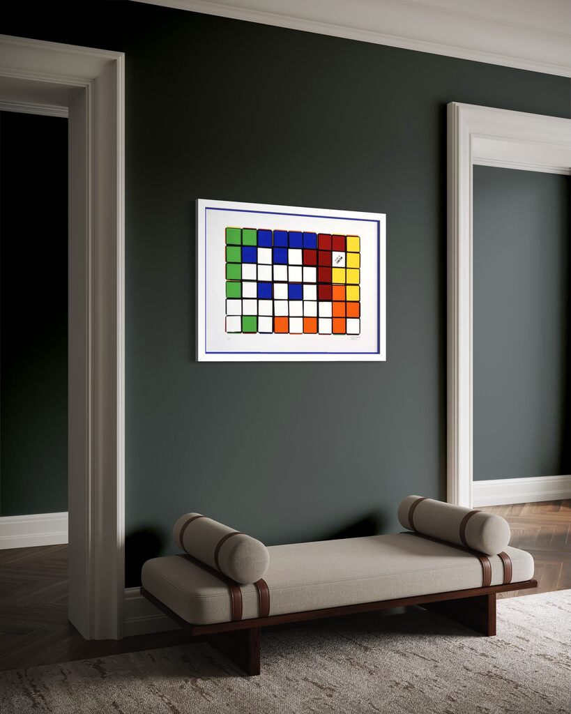Six Cubes (Blue & Yellow)