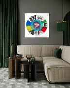 Beautiful Optimistic Peace and Love Dove Spin Painting (The Hope Paintings)