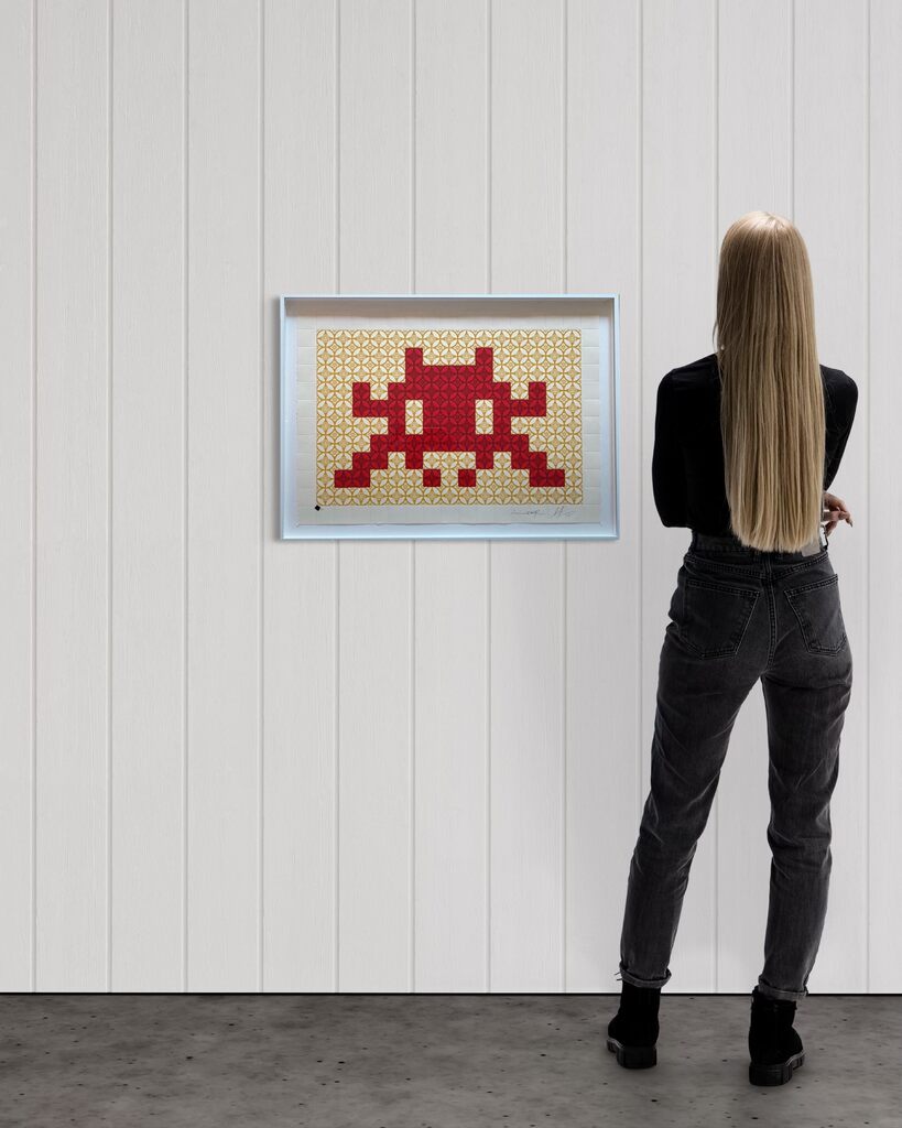 Positive Space / Negative Space (Red/Cream) TT1-1