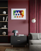 Six Cubes (Blue & Yellow)