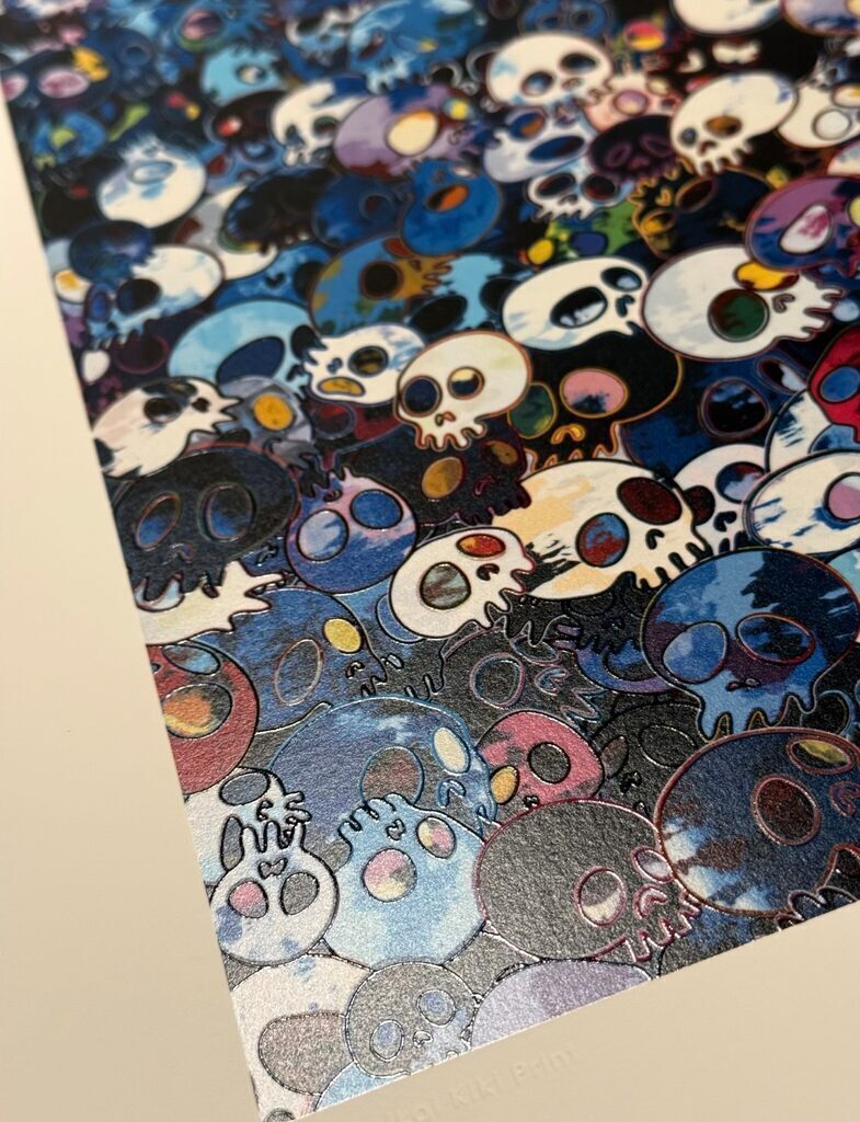 Blue Skulls Silkscreen (The Cleveland Museum Editions)