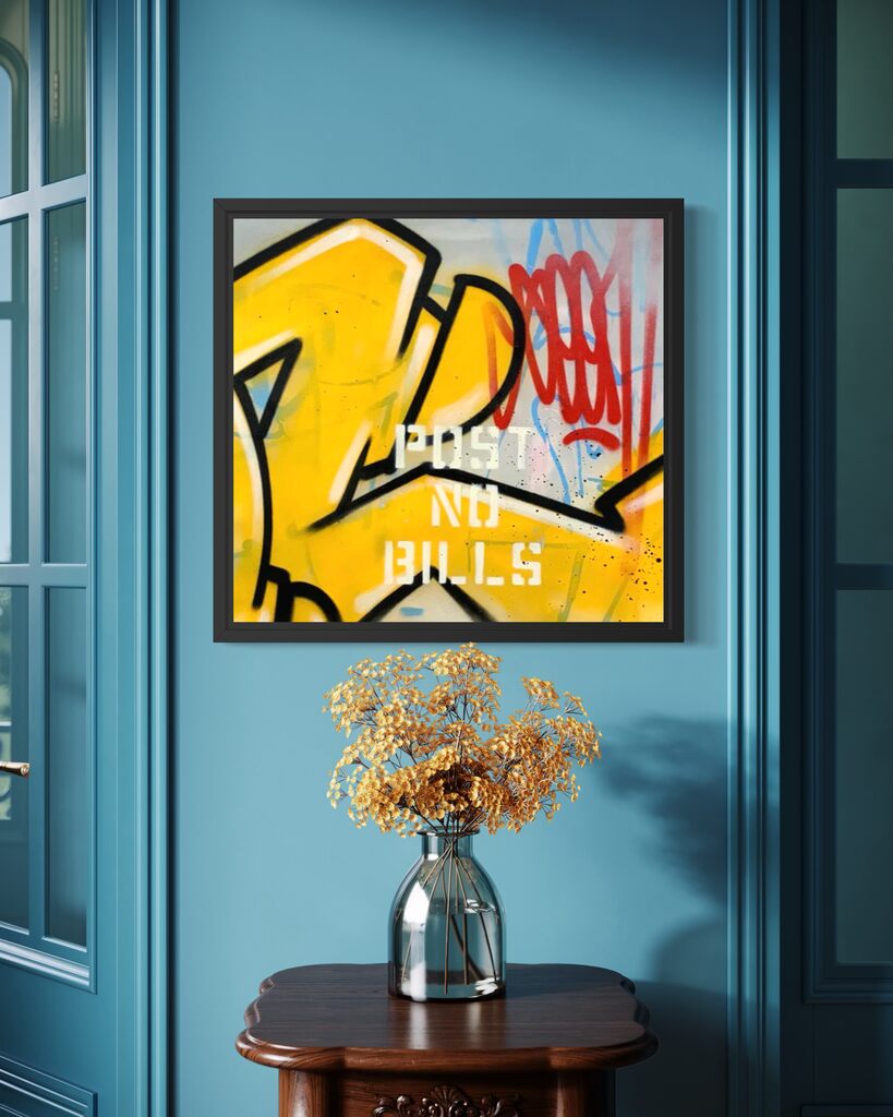 Post No Bills (Wild Style, Red & Yellow Variant)