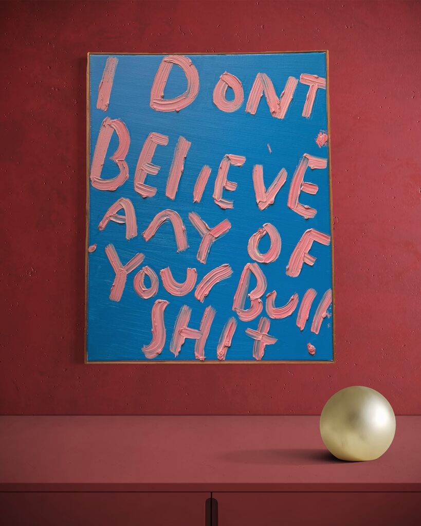 I don’t believe any of your bullshit