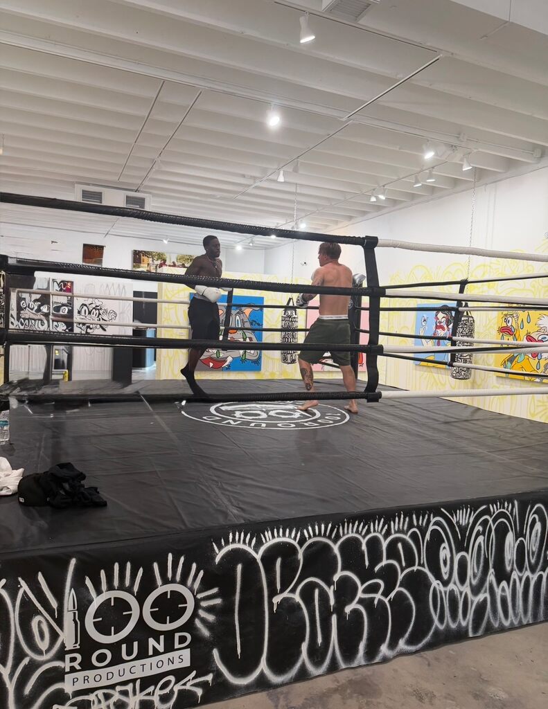 Minutemen XXL (Original Painting on Boxing ring canvas)