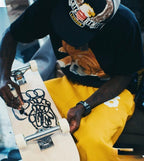 Original Painting on Maple wood Skate Deck