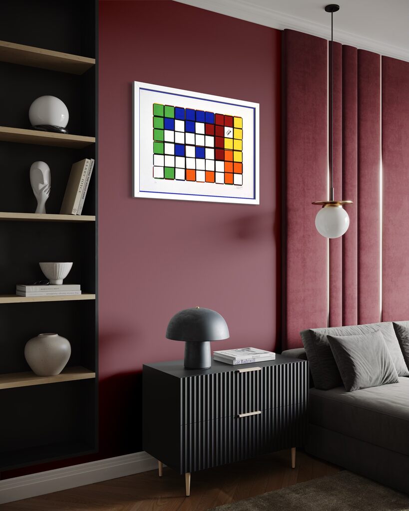Six Cubes (Blue & Yellow)