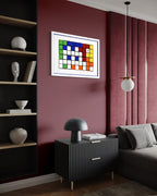 Six Cubes (Blue & Yellow)