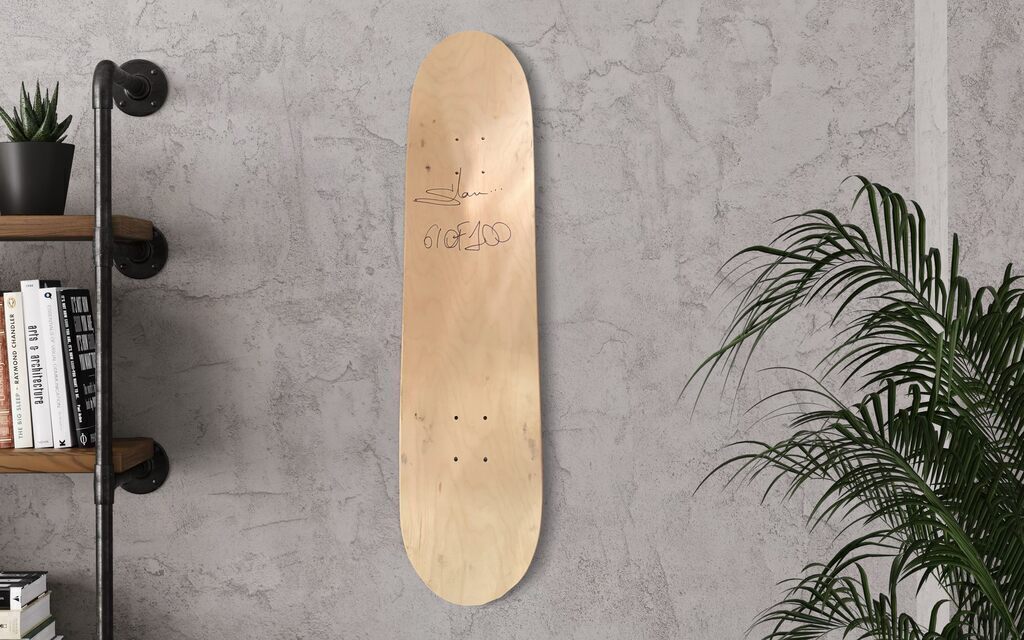 Original Painting on Maple wood Skate Deck