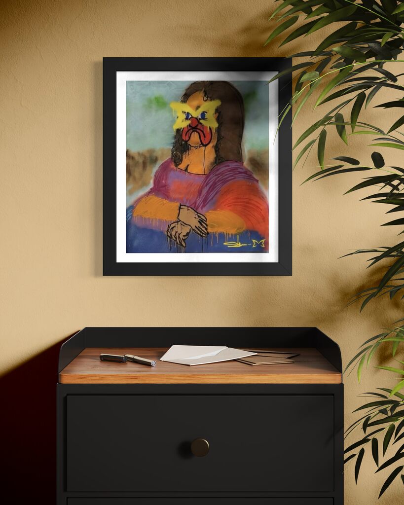 Slawn’s Mona Lisa (Slawn x Mertra VIP pop up print)