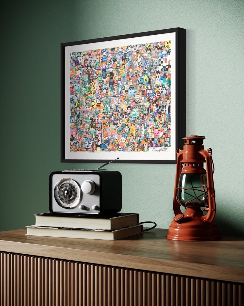4000 (FRAMED & NEVER CREASED)