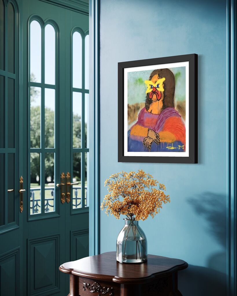 Slawn’s Mona Lisa (Slawn x Mertra VIP pop up print)